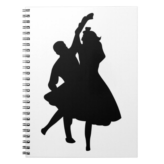 SILHOUETTE DANCERS NOTIZBLOCK (Vorderseite)