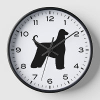 Silhouette der afghanischen Hunde