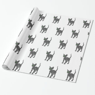 Silhouette der ägyptischen Katze - Wählen Sie die  Geschenkpapier