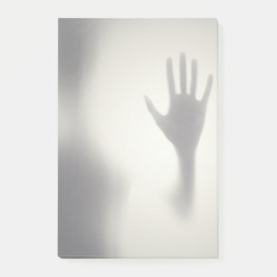 Silhouette der Alien Post-it Klebezettel