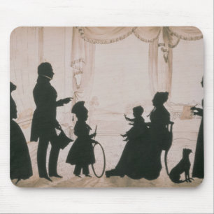 Silhouette der Camsie Familie von Mousepad