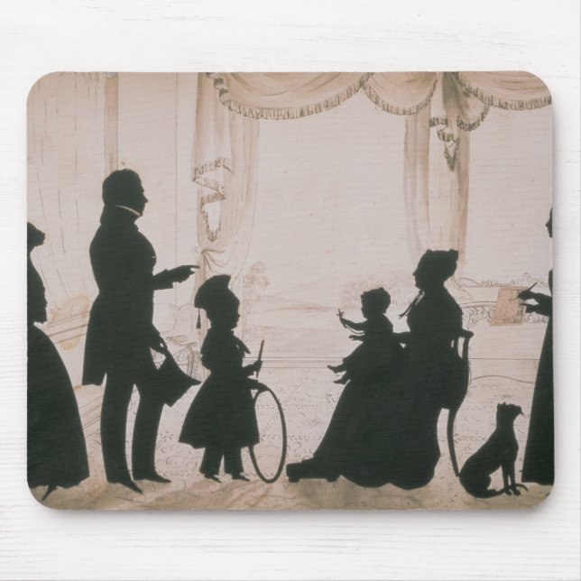Silhouette der Camsie Familie von Mousepad (Vorne)