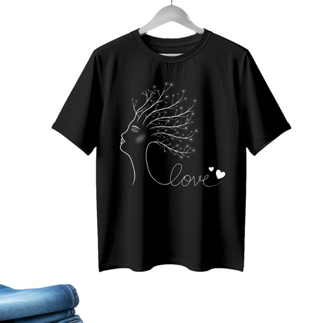 Silhouette der Frau T-Shirt (Von Creator hochgeladen)