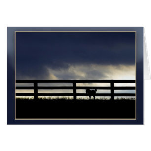 Silhouette der Hengstfarm