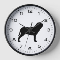 Silhouette der Hunderasse Neapolitanischer Mastiff