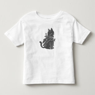 Silhouette der Kriegerkatze - Wählen Sie die Hint Kleinkind T-shirt