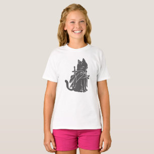 Silhouette der Kriegerkatze - Wählen Sie die Hint T-Shirt