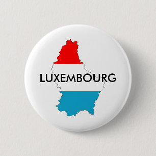Silhouette der luxemburgischen Landesflagge Button