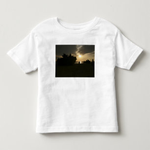 Silhouette der Marinesoldaten Kleinkind T-shirt