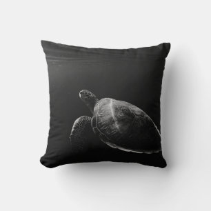 Silhouette DER MEERESTÜR UNTER WASSER Kissen