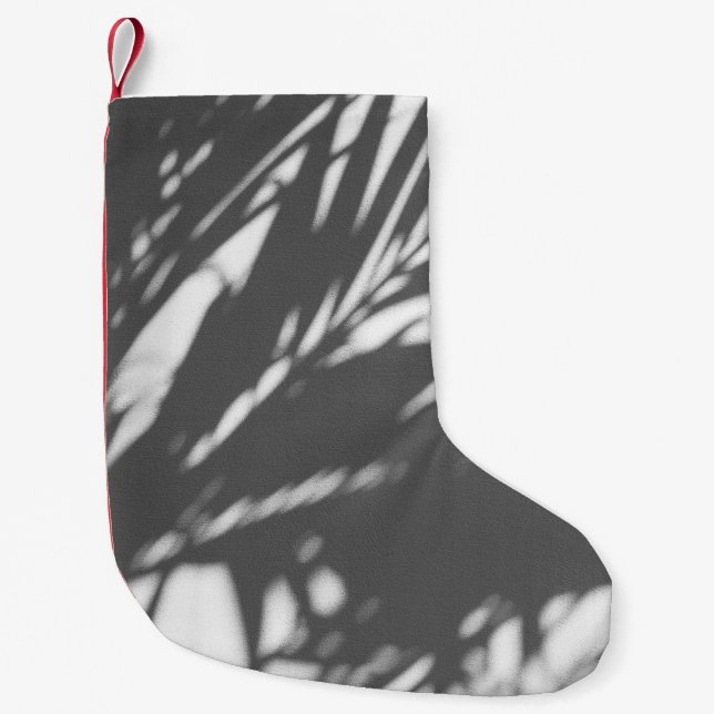 Silhouette der Palme Kleiner Weihnachtsstrumpf (Vorderseite)