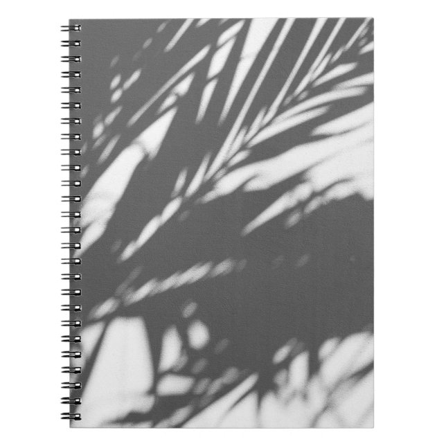 Silhouette der Palme Notizblock (Vorderseite)