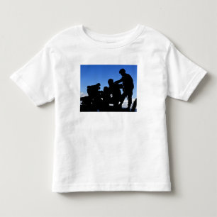 Silhouette der Soldaten Kleinkind T-shirt