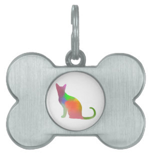 Silhouette der Wasserfarbe Tiermarke