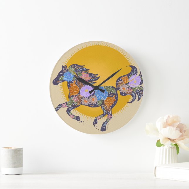 Silhouette des Blumenhorns_Lila Uhr (Zuhause)
