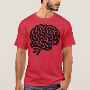 Silhouette des Gehirns T-Shirt