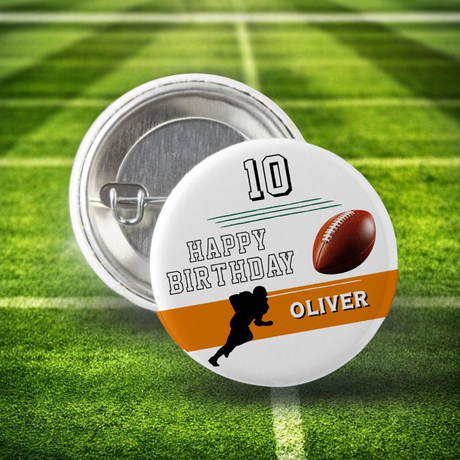 Silhouette des modernen Fußballspielers zum Geburt Button (Von Creator hochgeladen)