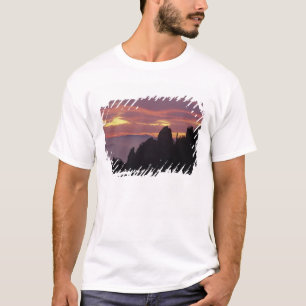 Silhouette des Mt. Huangshan (Gelber Berg) bei T-Shirt