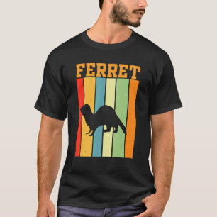 Silhouette des Schattens im Retro T-Shirt