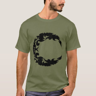 Silhouette des Schwarzen Halbmonds T-Shirt