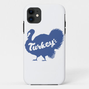 Silhouette des Truthahns - Farbe des Hintergrunds Case-Mate iPhone Hülle