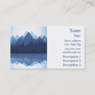 Silhouette Design Business Card Visitenkarte