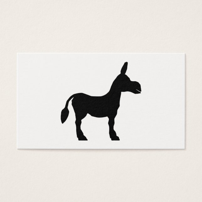 Silhouette Donkey (Vorderseite)