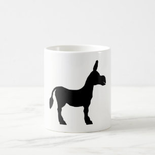 Silhouette Donkey Tasse