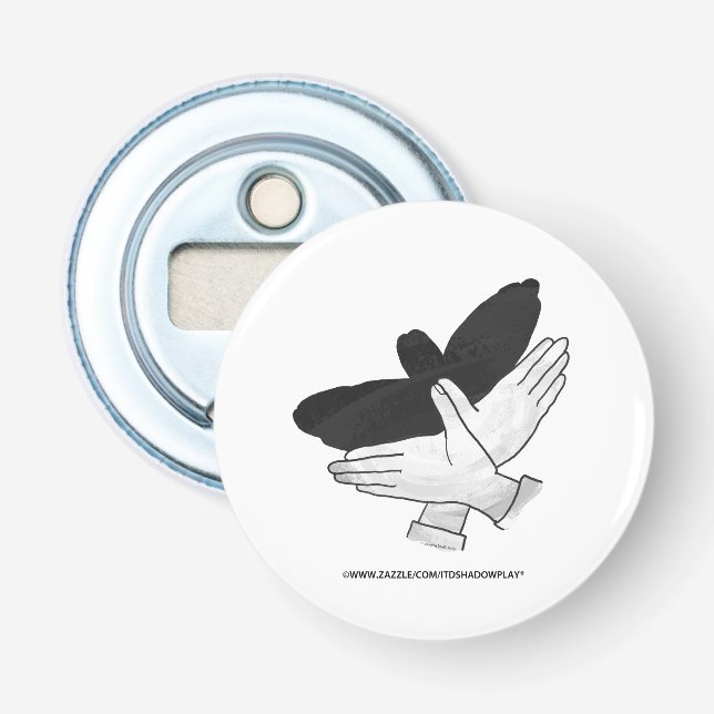 Silhouette Eagle Flaschenöffner (Vorderseite)