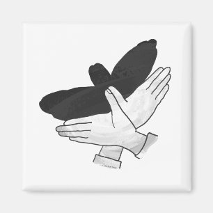 Silhouette Eagle Magnet