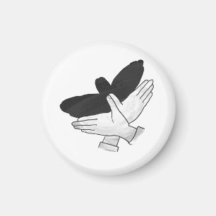 Silhouette Eagle Magnet