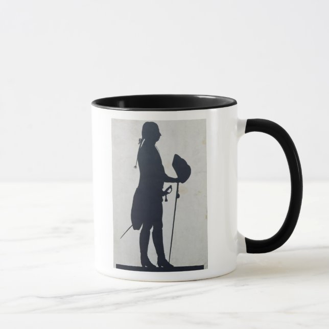 Silhouette eines Mannes Tasse (Rechts)