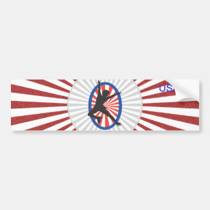 Silhouette eines Skaters - Autoaufkleber