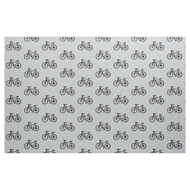 Silhouette Fahrrad| Änderung der Hintergrundfarbe Stoff (Fat Quarter (45,7 x 55,9 cm))