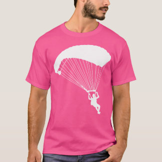 Silhouette Falling Free Falling Diver Skydiver T-Shirt