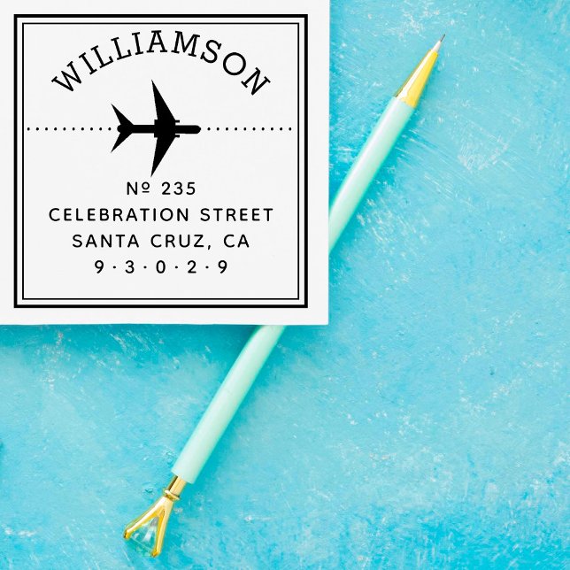 Silhouette | Familienname und Rücksendeadresse Permastempel (Von Creator hochgeladen)