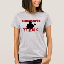 Silhouette Feuermanns Flamme T-Shirt