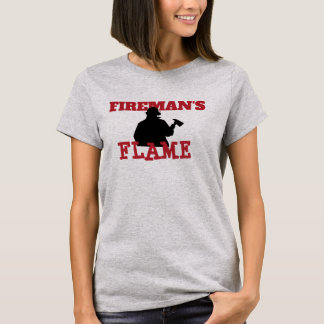 Silhouette Feuermanns Flamme T-Shirt