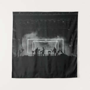 Silhouette FOTO DES KELBAND AUF BÜHNE DARSTELLEND Wandteppich