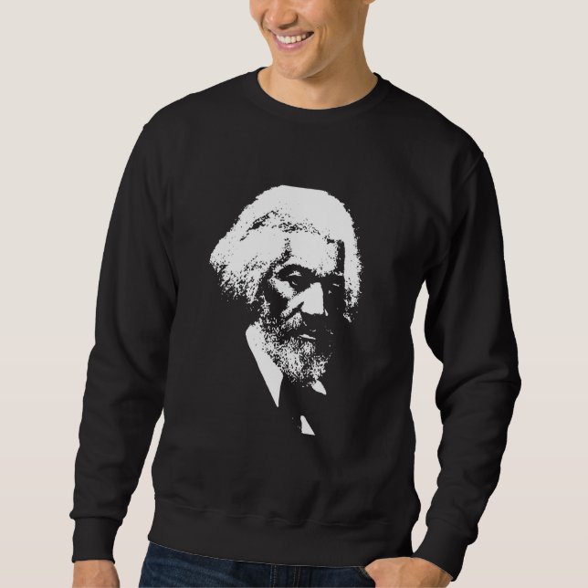 Silhouette Frederick Douglass Sweatshirt (Vorderseite)