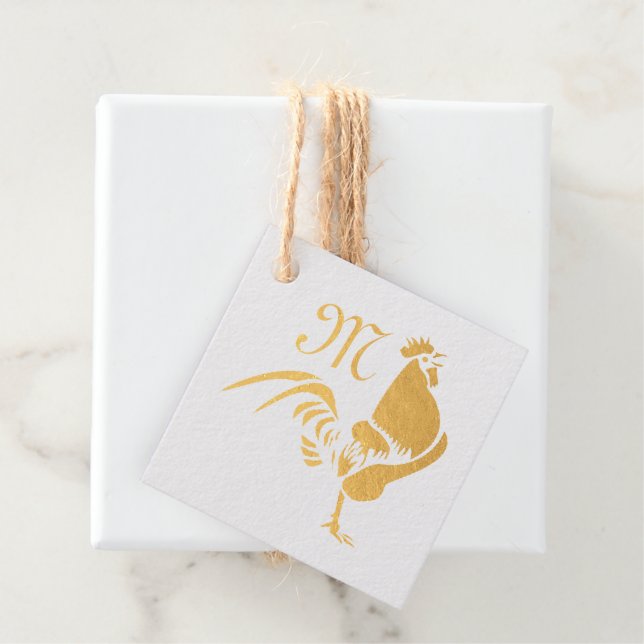 Silhouette für das Crowing Geschenkanhänger (Mit Box)