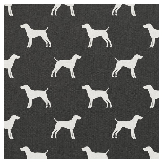 Silhouette für Kurzhunde Stoff (Nahaufnahme)