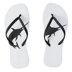 Silhouette für Marlin-Fische - Farbe wählen Flip Flops