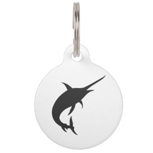 Silhouette für Marlin-Fische - Farbe wählen Haustiermarke