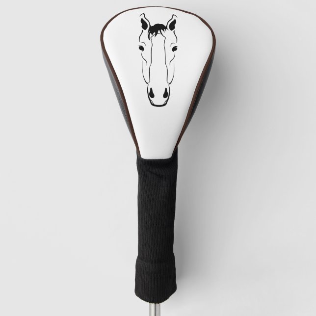 Silhouette Golf Headcover (Vorderseite)