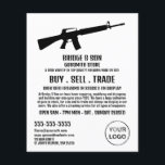 Silhouette, Gunsmith, Werbung in Verkaufsräumen Flyer<br><div class="desc">Silhouette,  Schmied,  Werbegeschenke in Verkaufsräumen,  Flyer der Werbung im Geschäft mit Visitenkarten.</div>