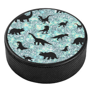 Silhouette Haifischwal Gefälle Sparkle Galax Eishockey Puck