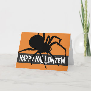 Silhouette Halloween-Grußkarte Karte