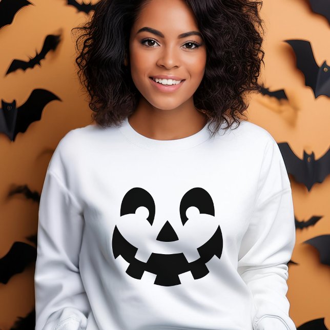 Silhouette Halloween Sweatshirt (Please note: This image is a digital mockup.)
