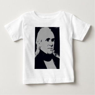 Silhouette James K. Polk Baby T-shirt